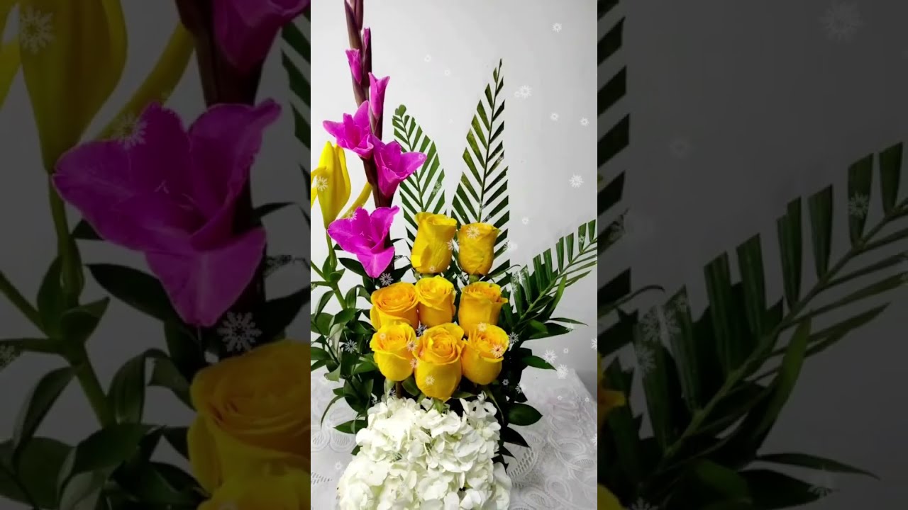 Beautiful yellow arrangement