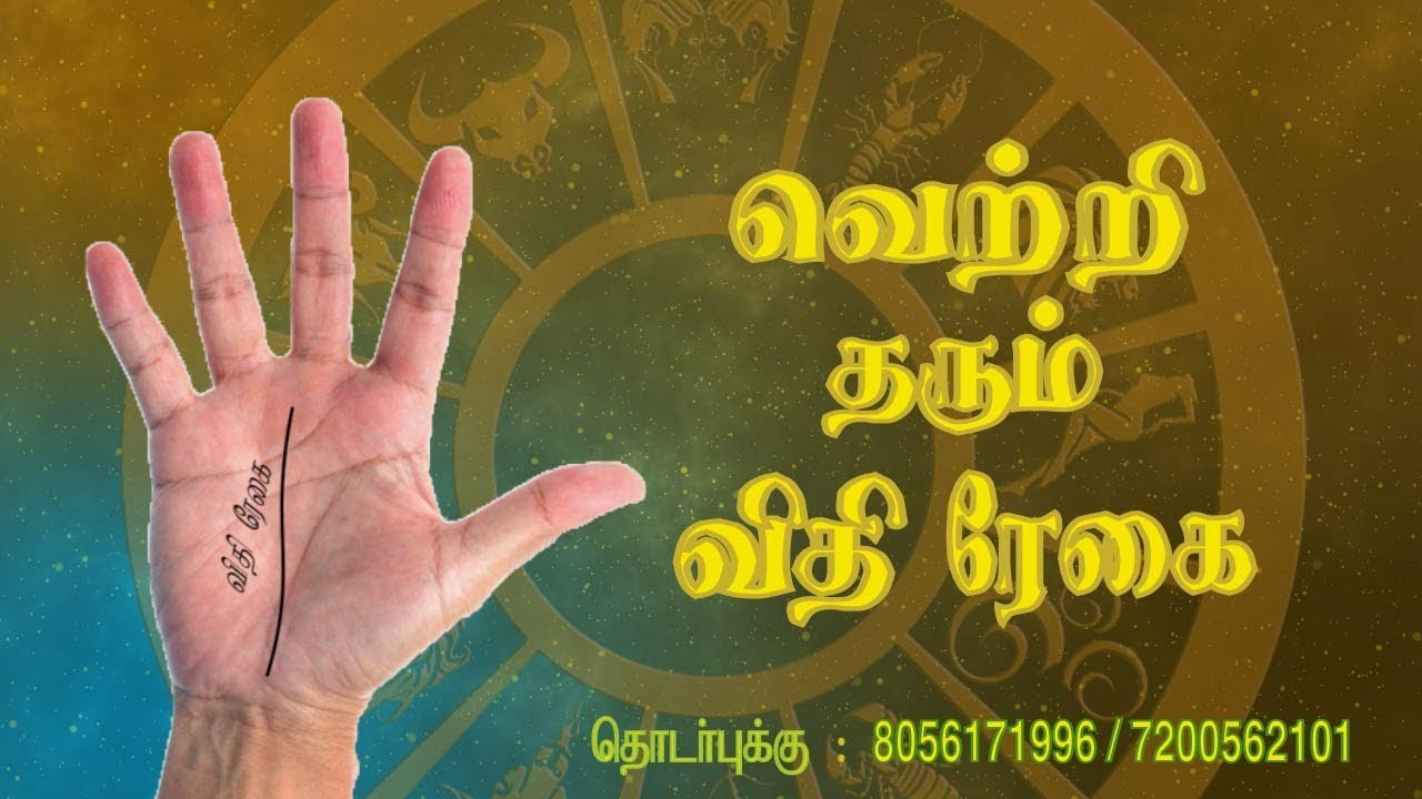 வெற்றி தரும் விதி ரேகை | Palmistry Hints | Astro Kasiram