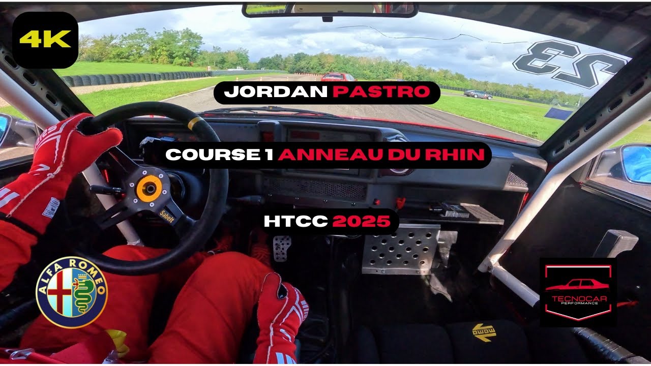 COURSE 1 ANNEAU DU RHIN HTCC 2025 EN ALFA 75 TURBO JORDAN PASTRO !!