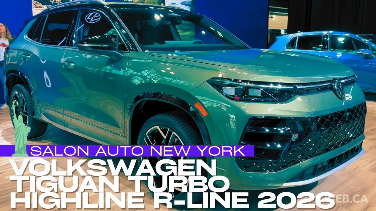 Salon de New York : Volkswagen Tiguan Turbo Highline R-Line 2026
