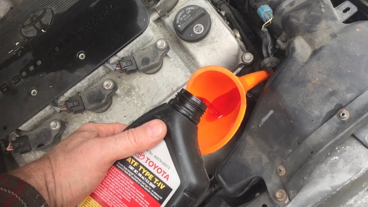 “check” and “fill” TRANSMISSION FLUID on a toyota camry