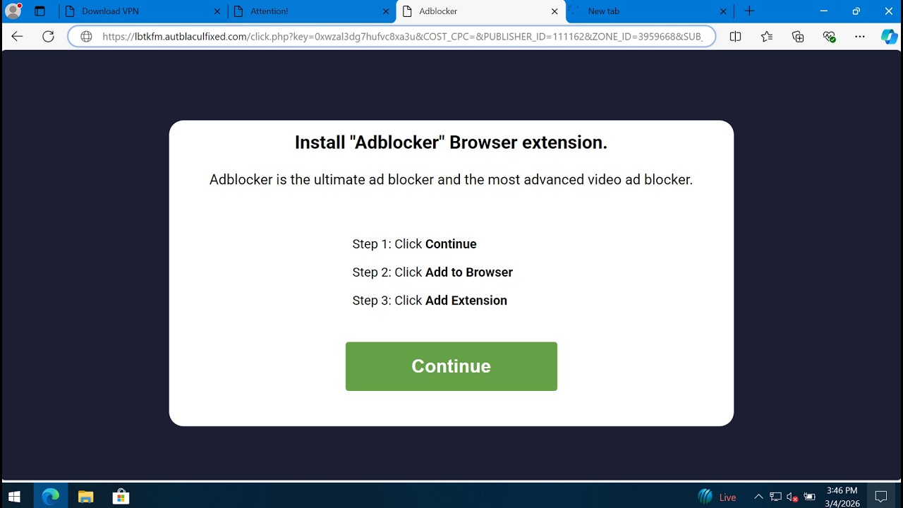 Autblaculfixed.com pop-up ads removal video.