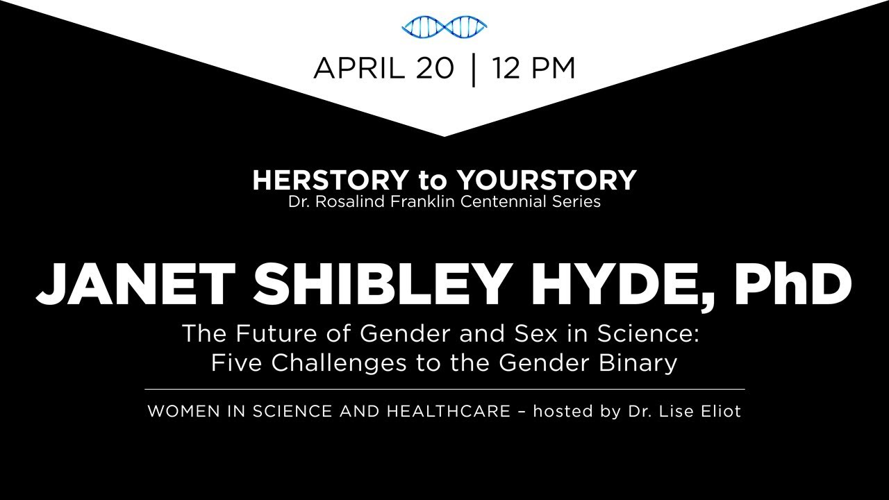 Janet Hyde, PhD - The Future of Gender and Sex in Science: Five Challenges to the Gender Binary