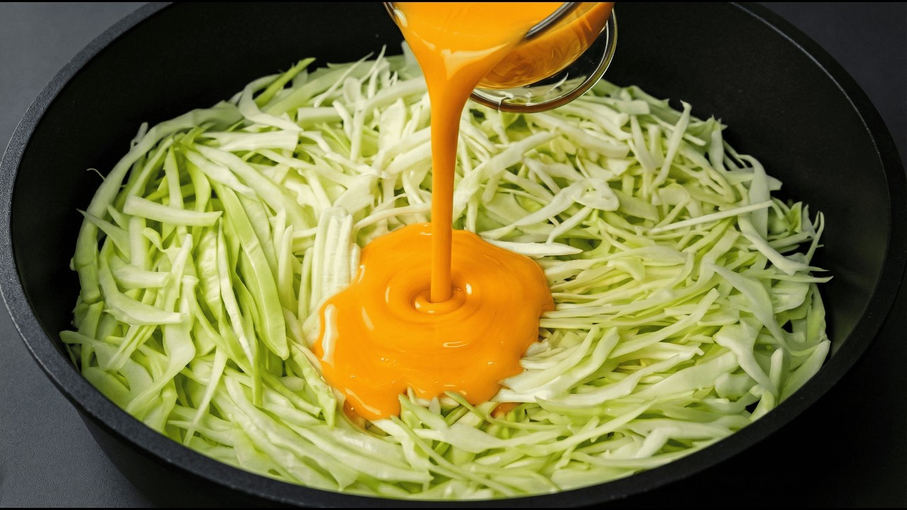 Cabbage with Eggs Tastes Better Than Meat! This Dish Will Impress Everyone!