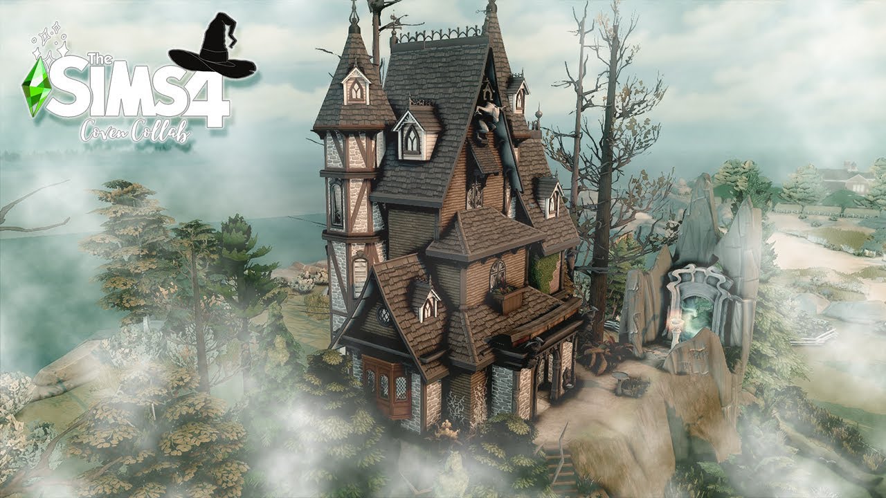 The Sims 4 Witch House II Без CC Speed ​​build
