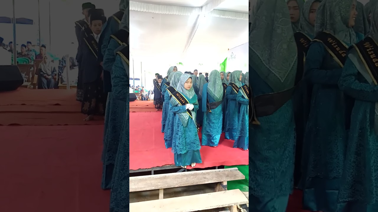 wisuda tingkat SD, SMP, SMA NU Darussalamah selebah#shortsfeedأ