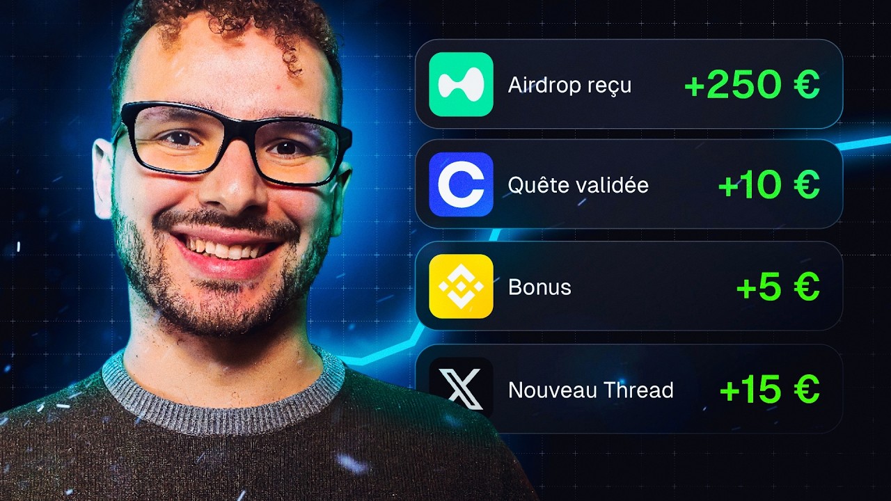 MES CONSEILS POUR GAGNER SES PREMIERS 1 000&euro; EN CRYPTO (sans investir 1 CENTIME)