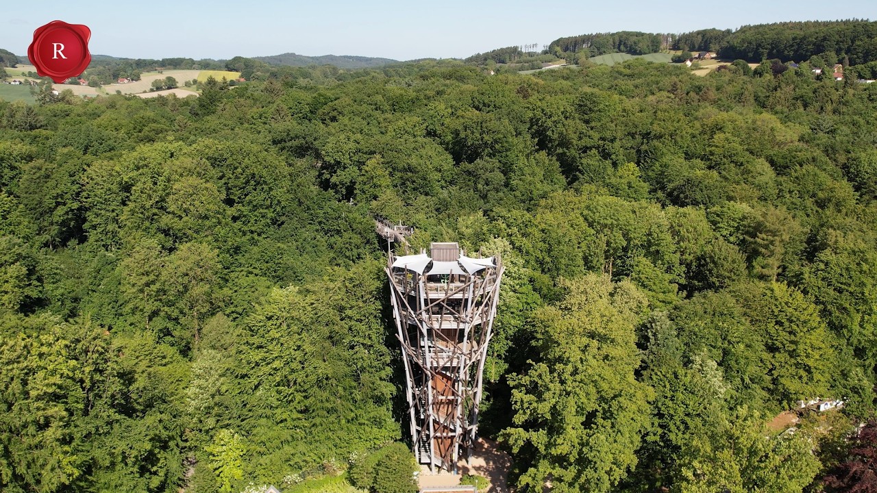 Baumwipfelpfad Bad Iburg 2025 Niedersachsen. GoPro 10 / DJI AIR 2S / 4K/60 FPS. Drohne/Footage