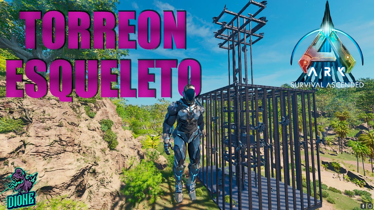 COMO HACER TORREON ESQUELETO EN ARK ASCENDED! NUEVO META EL MEJOR TOWER!