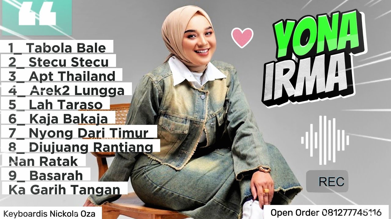 YONA IRMA - FULL NONSTOP DENDANG MINANG TIMUR || LAGU TIMUR - DENDANG MINANG REMIX TIMUR