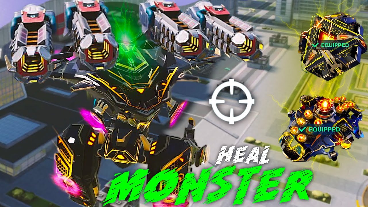 MASSIVE Healing Damage... Gargantua Ao Ming With UE Modules - Healing Destruction | War Robots