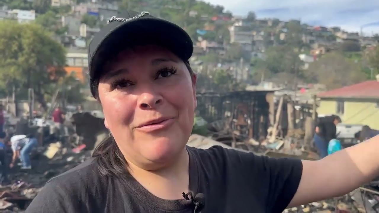10 familias lo perdieron todo tras incendio en Rancho las Flores