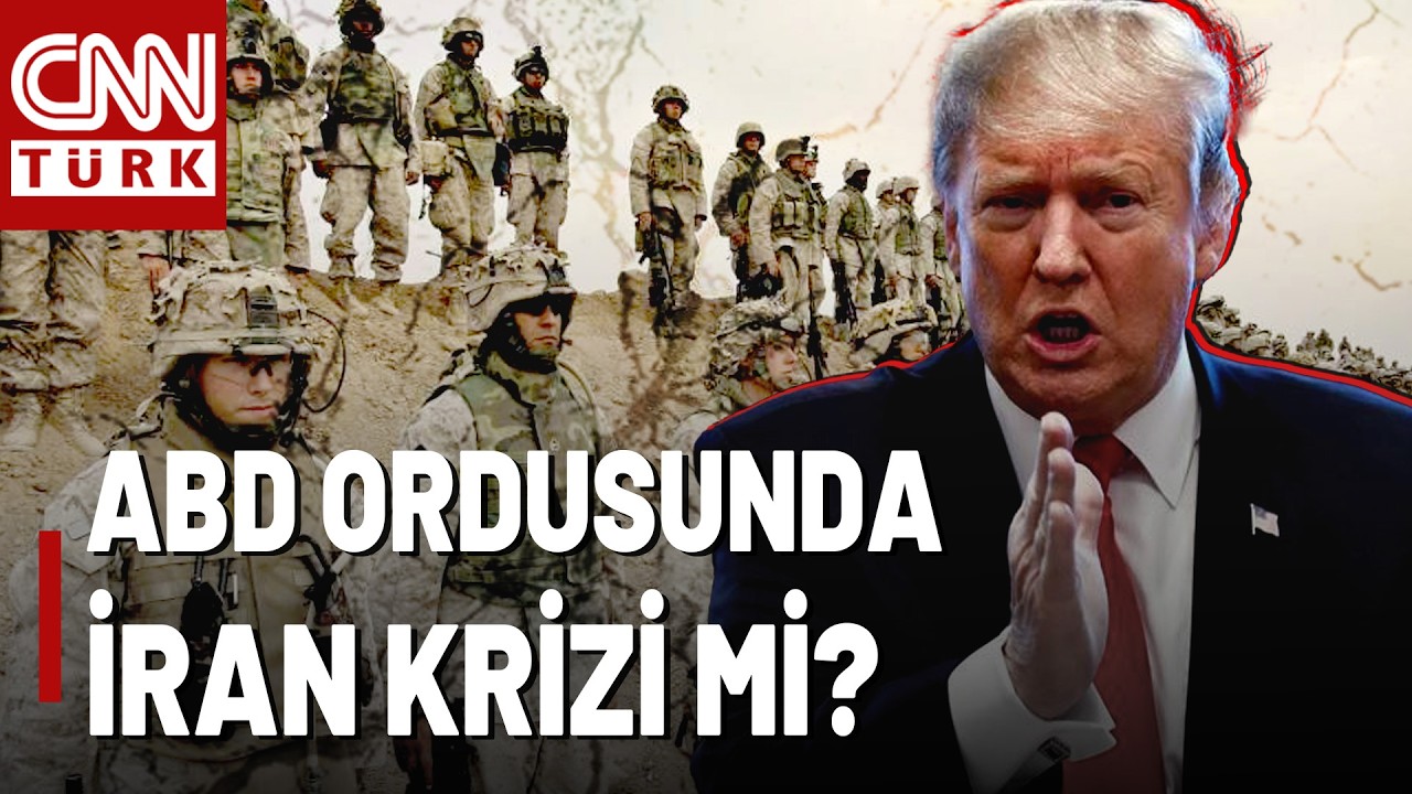 ABD Ordusunda Kriz &Ccedil;ıktı! İran Konusunda &Ccedil;atlak Mı  Var?