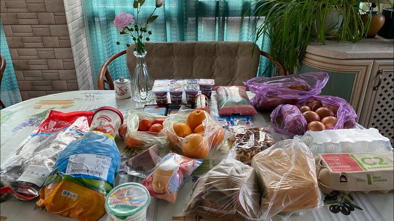 Покупки продуктов в Пятерочке, на рынке и другом магазине🛒🛍️