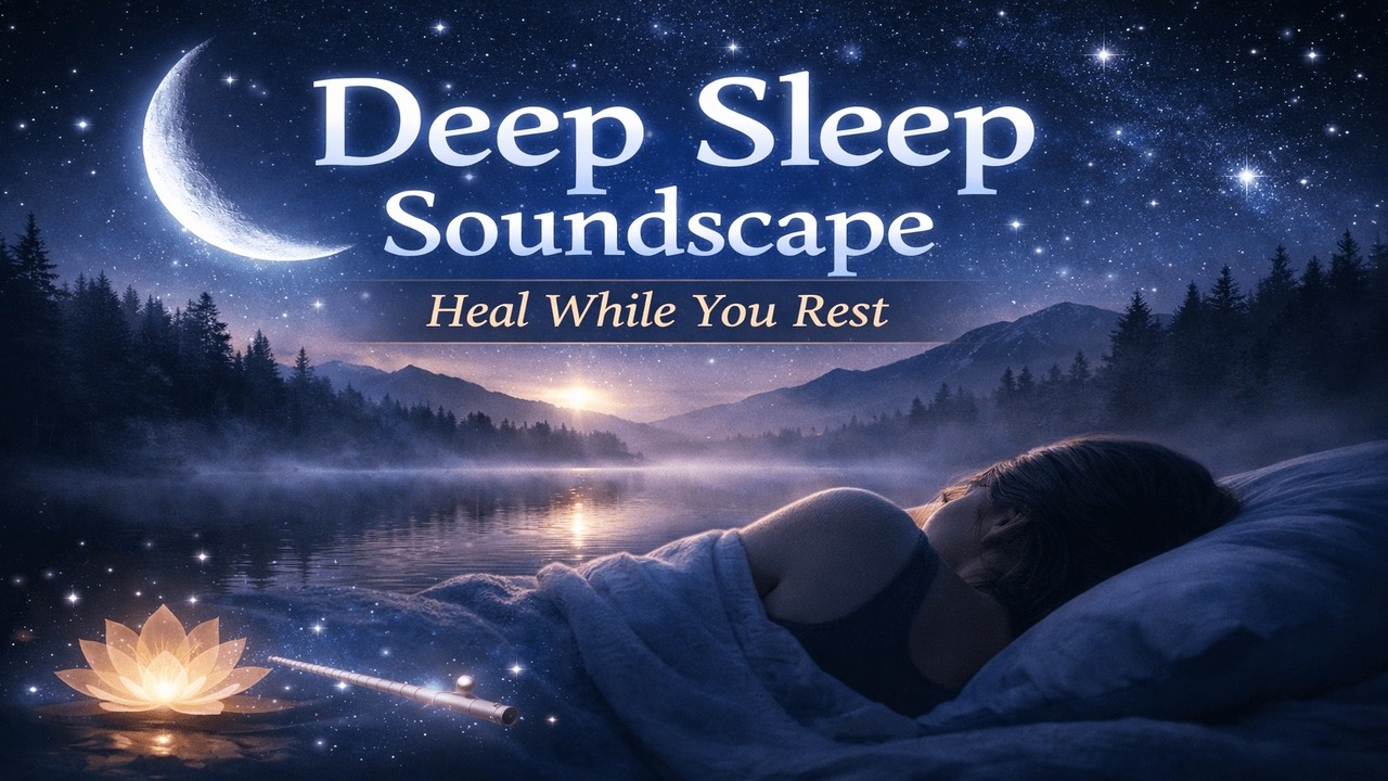 Deep Sleep Soundscape Heal While You Rest @MeditateFlowStudio