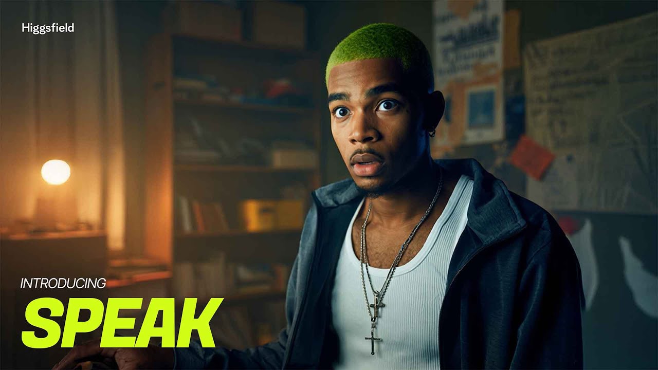 Higgsfield Speak is out!