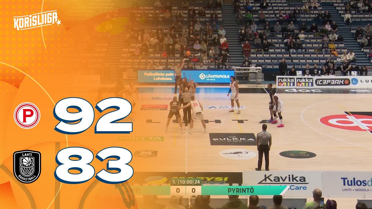 Lahti Basketball vs. Tampereen Pyrintö - Game Highlights