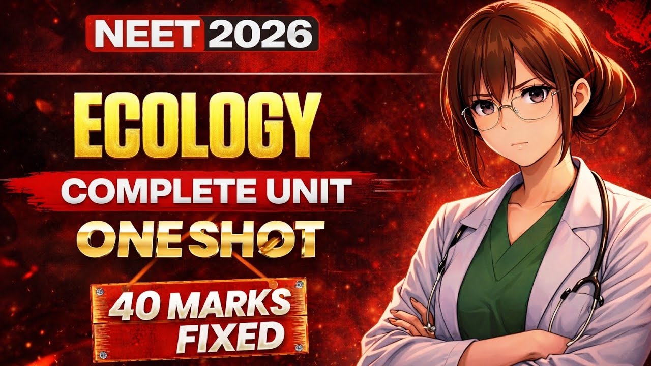 Complete Ecology in one shot 🔥 | NCERT line by line | NEET 2026 | The last 30 days challange 🔥