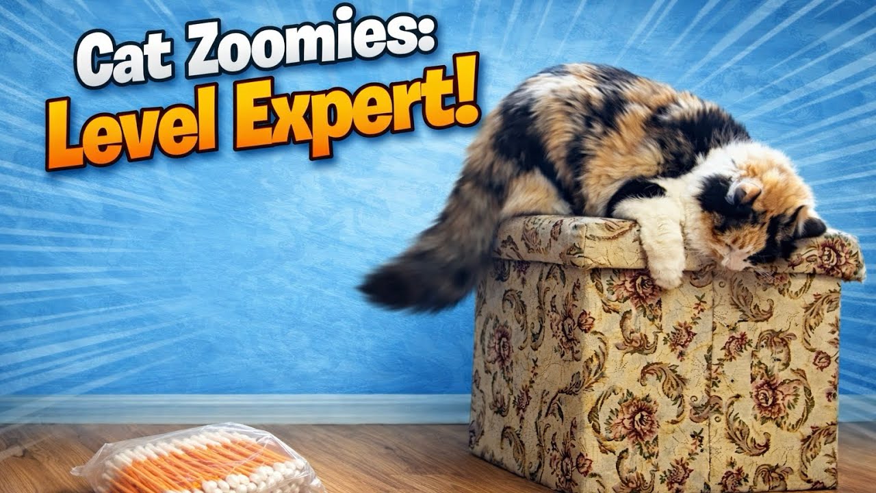 This Cat Went Crazy Over… a Cotton Swab Package 😹