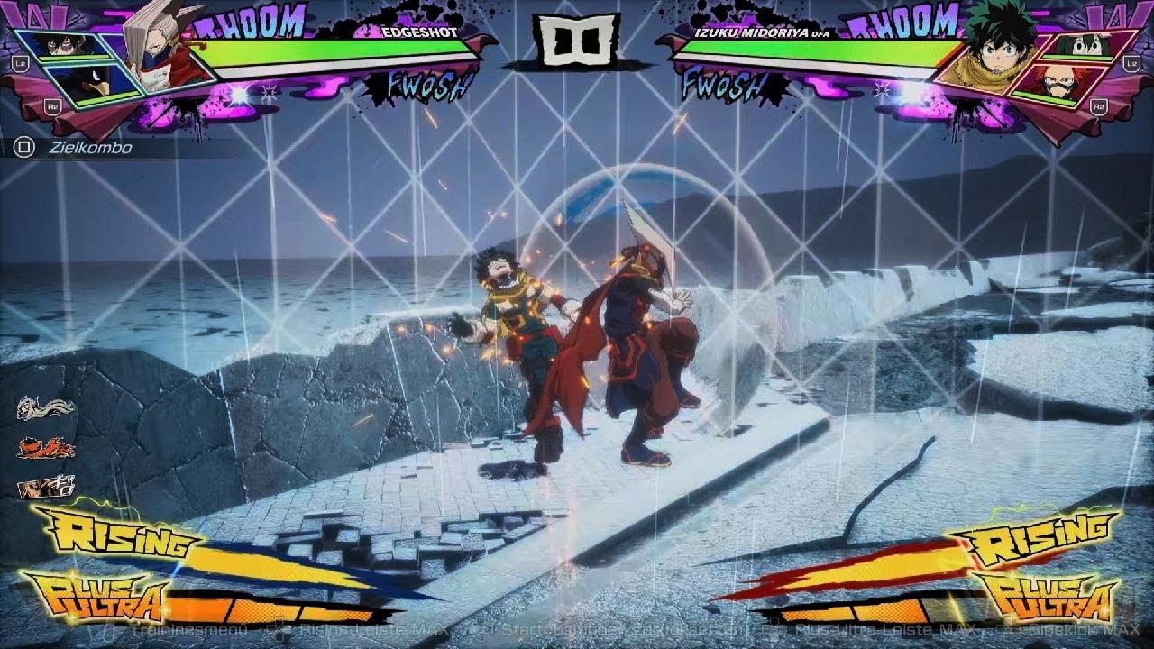 MY HERO ACADEMIA All’s Justice EdgeShot infinite combo