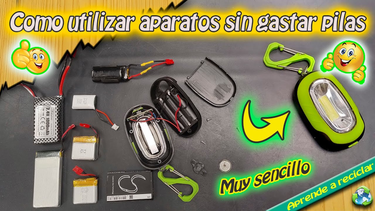 Como utilizar aparatos sin gastar pilas