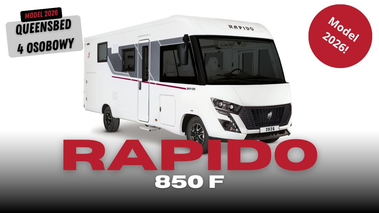 Rapido 850 F z kolekcji 2026 - Prezentacja kampera Integra na targach Caravans Salon Poznań 2025