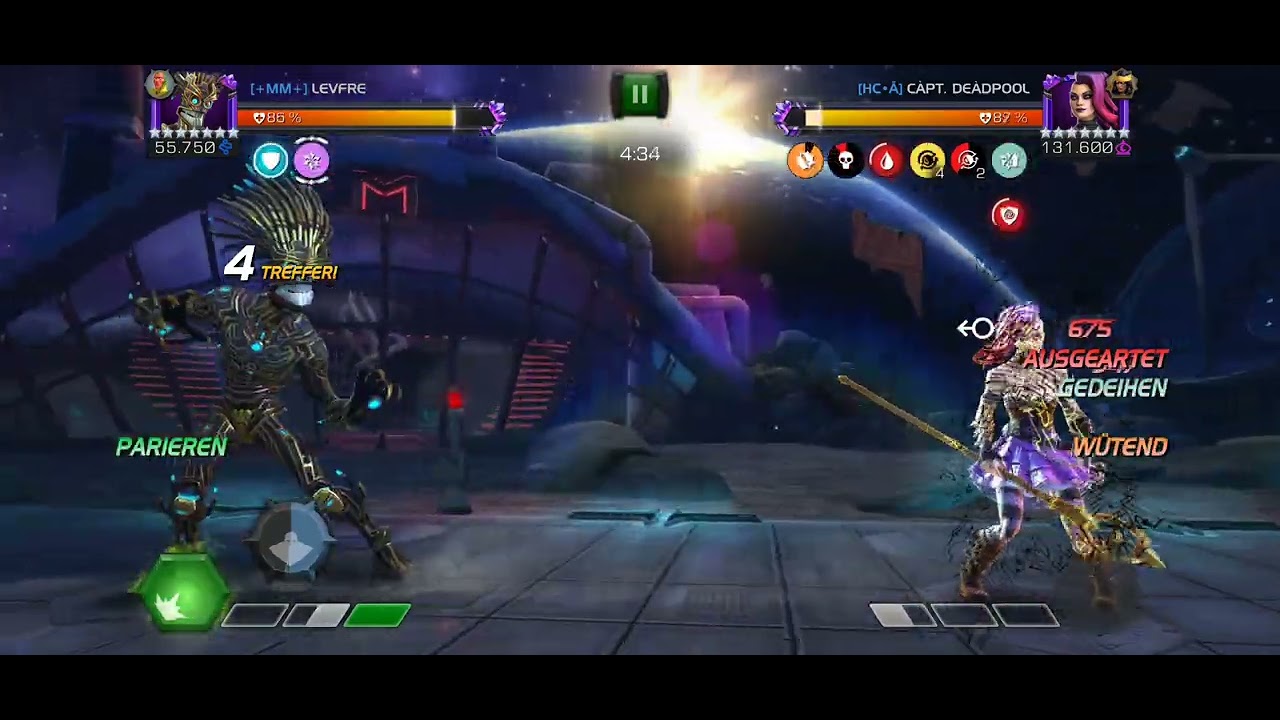 Mcoc AW Season 64 Warlock vs. Node 39 Nico