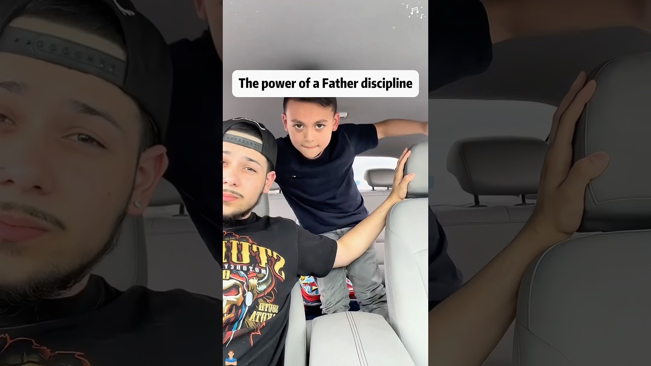 The power of a Father discipline.😂#funny #dad #gentleparenting #baby #babytiktok