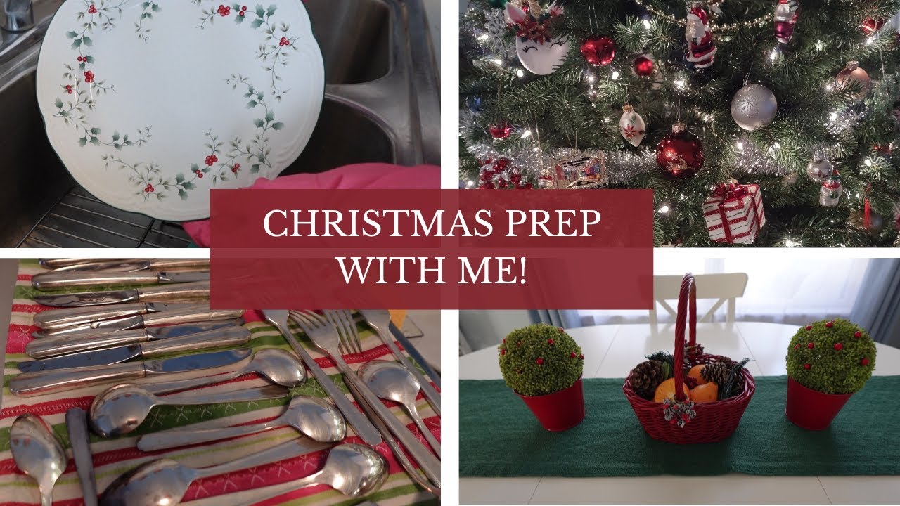 LET'S START PREPPING FOR CHRISTMAS! II Cleaning silver; Removing gray marks from dishes; Topiaries