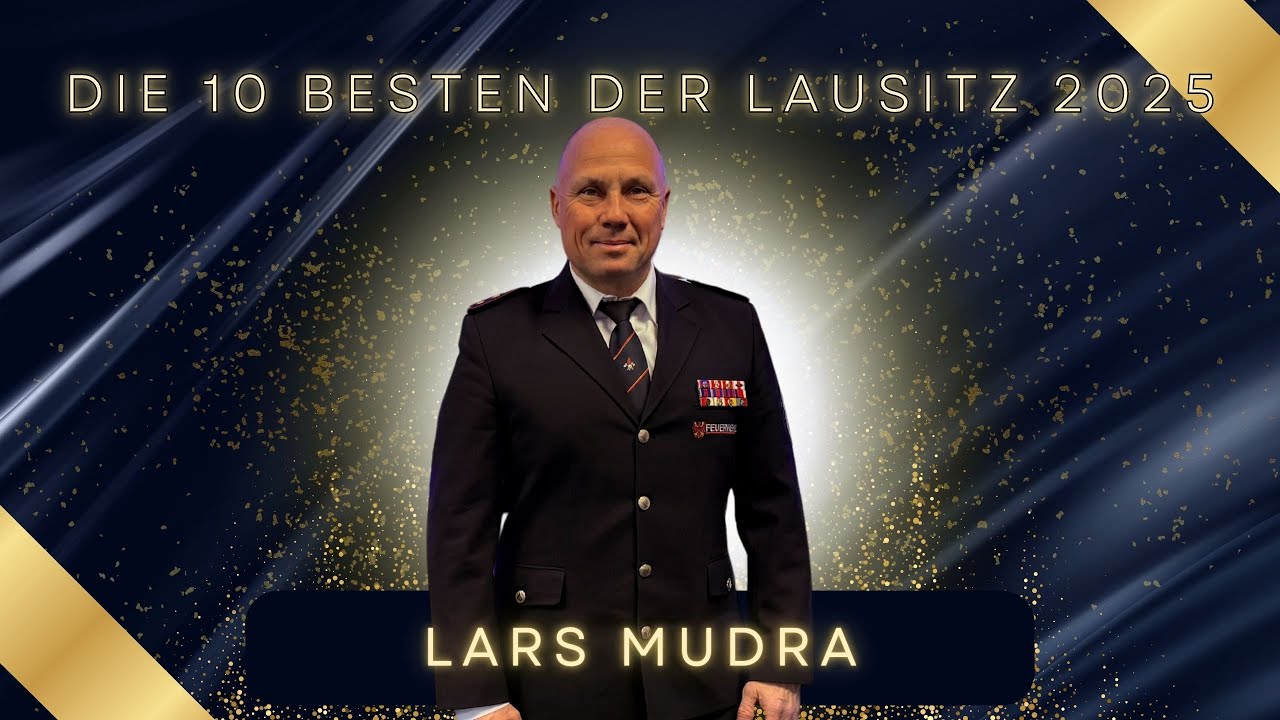 Lars Mudra nominiert für seine engagierte Arbeit bei der Feuerwehr - Die 10 Besten der Lausitz 2025