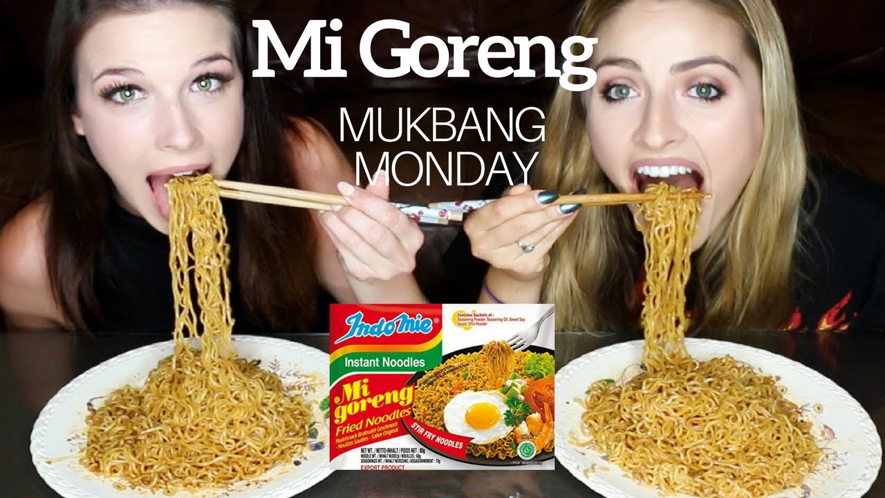 Indomie Goreng Instant Noodles (BIG BITES!) Mukbang Monday