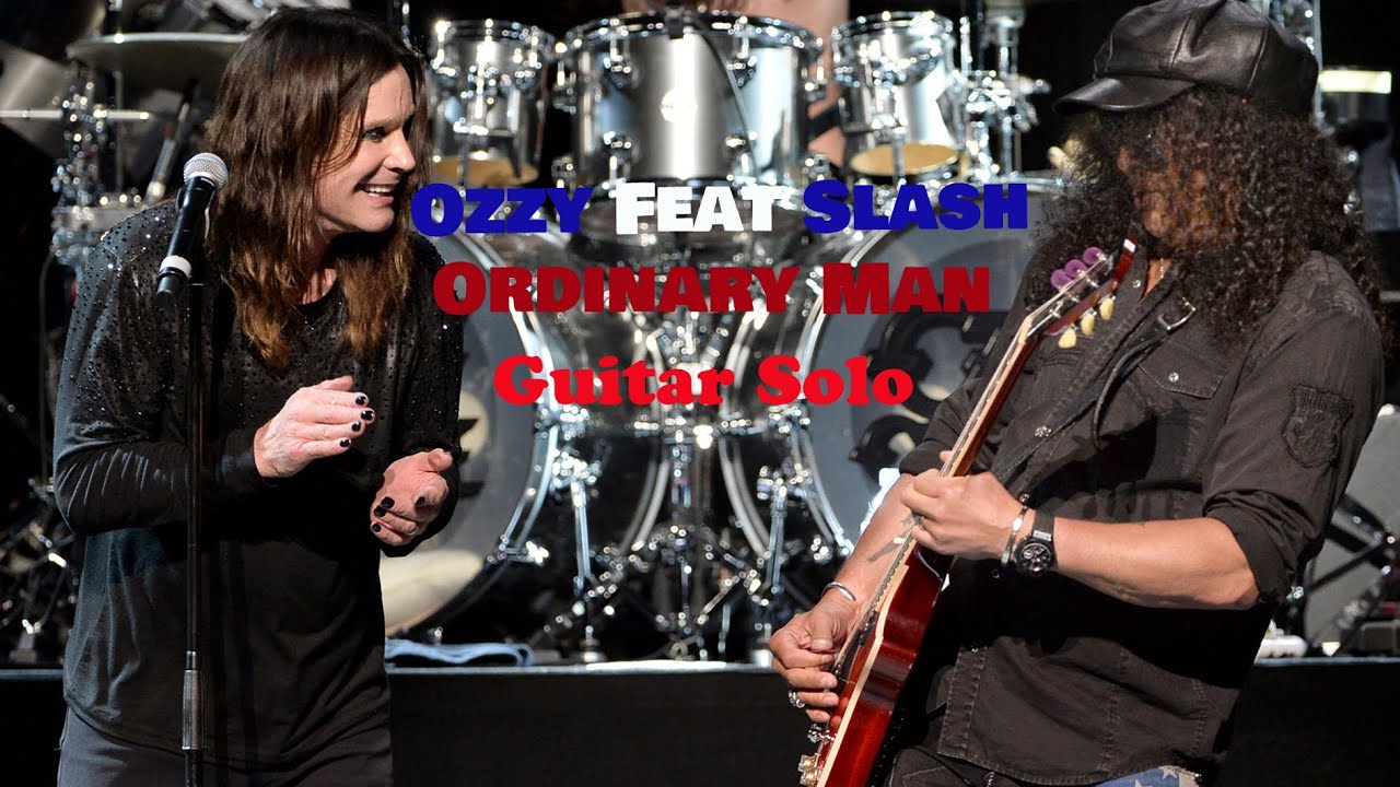 Ozzy feat Slash - Ordinary Man Guitar Solo Cover
