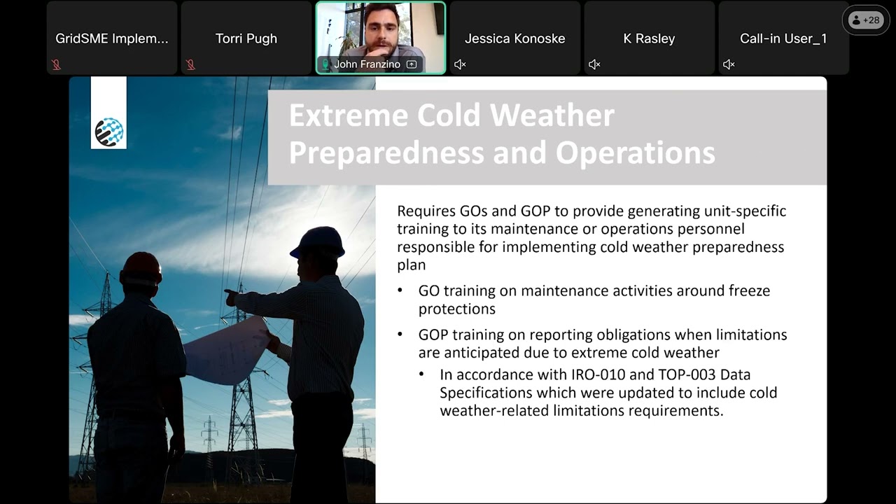 NERC GO and GOP Requirements