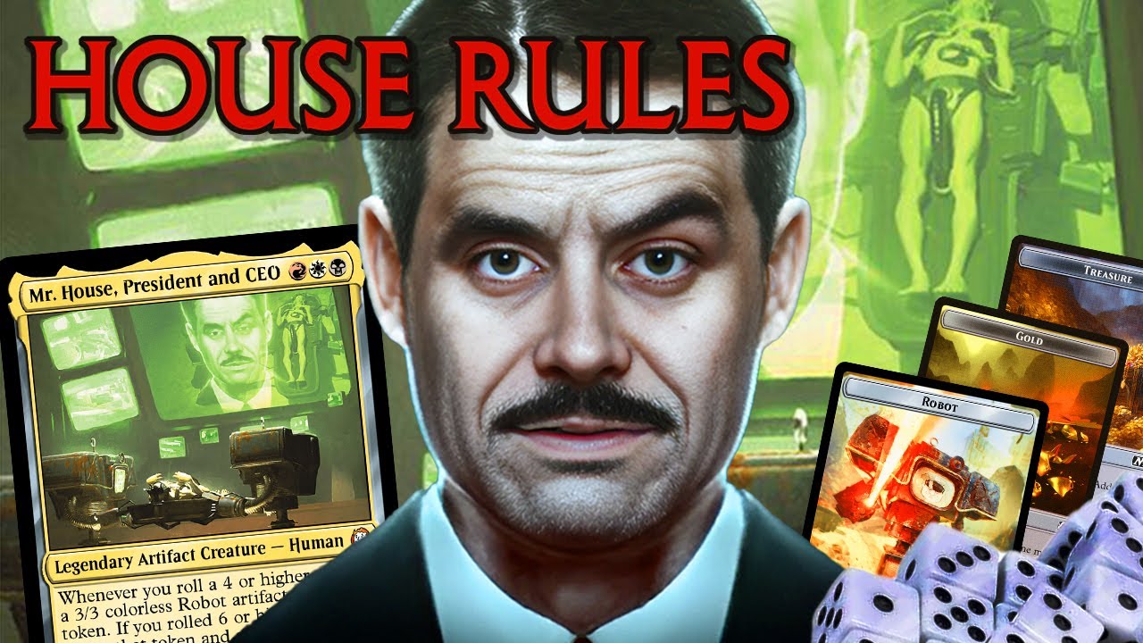 The House Always Wins ||  Mr. House, President CEO Commander Deck Tech