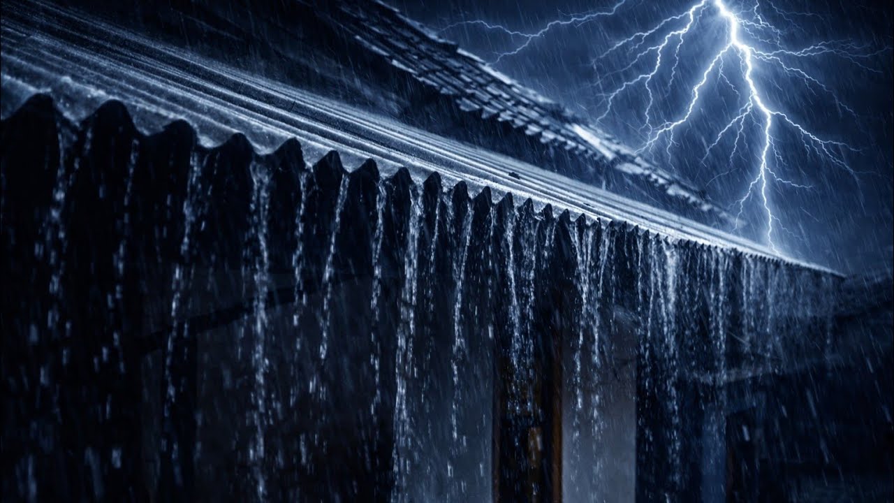 Best Rain Sounds and Loud Thunder | Relaxation, Stress & Anxiety Relief