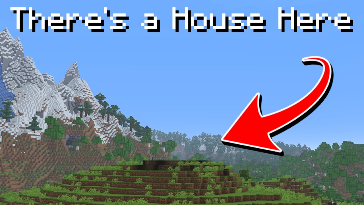 I Built a Secret Minecraft House That Turns INVISIBLE