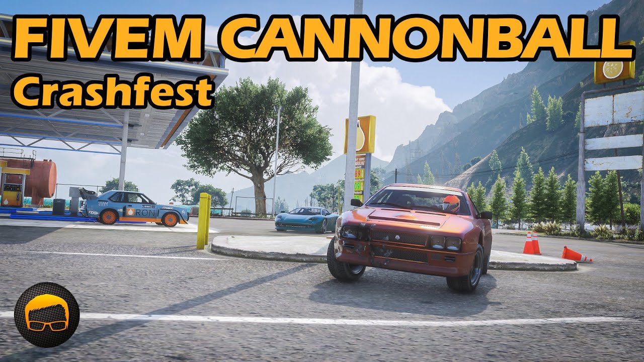 Lots Of Running In Messy Crashfest - FiveM Cannonball №27
