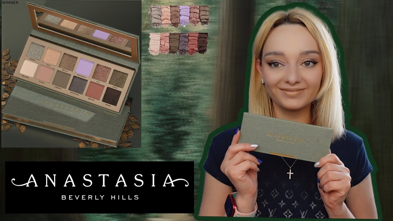 Anastasia Beverly Hills Nouveau Palette/ Обзор, 3 макияжа и свотчи