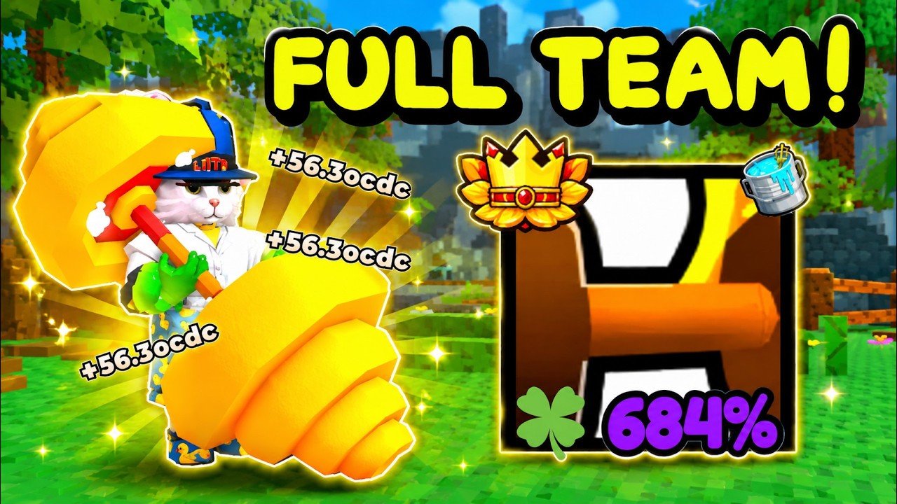 I Made The Most OP Team Ever In Arm Wrestle Simulator - Roblox!
