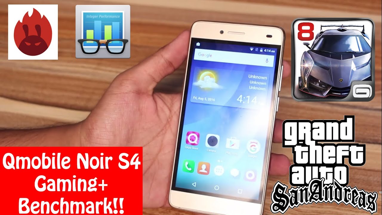 Qmobile Noir S4 | Gaming+Antutu+GeekBench3