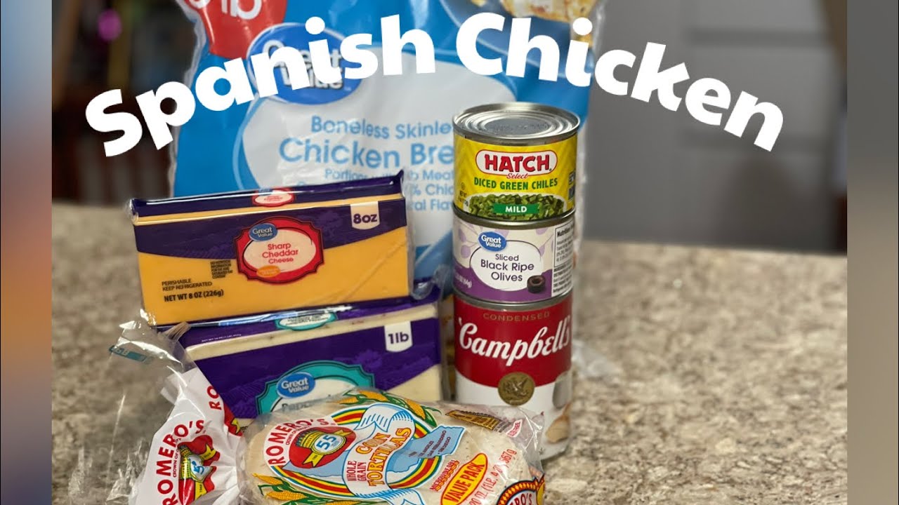 Spanish Chicken for Dinner