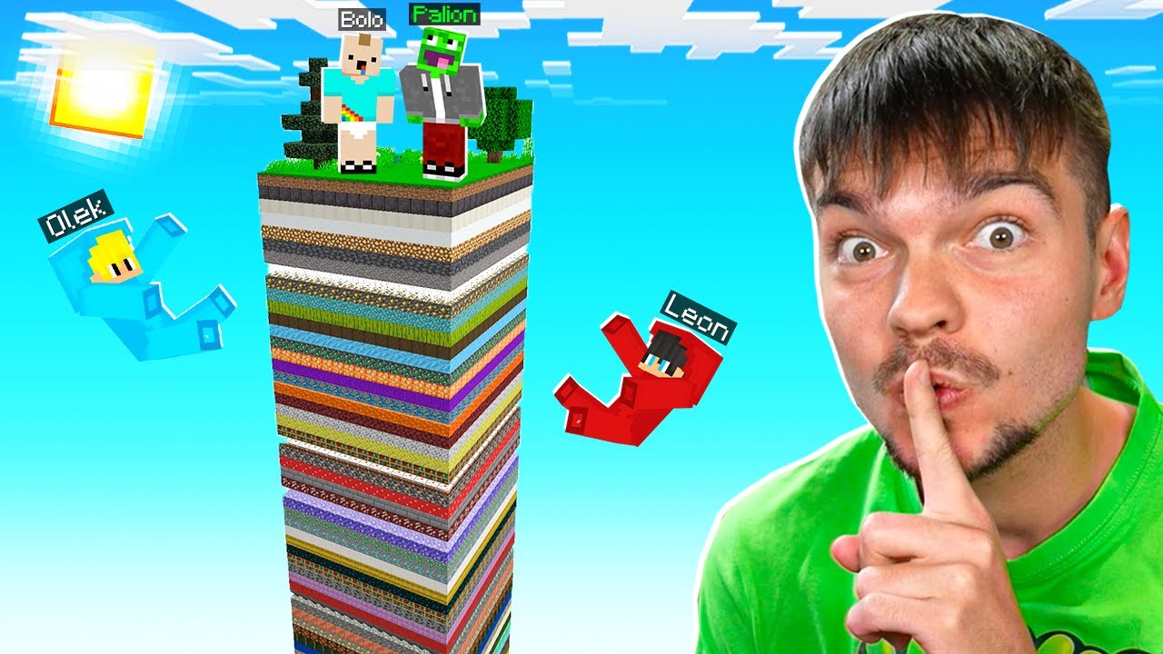 ZOSTALIŚMY UWIĘZIENI na NAJMNIEJSZYM ŚWIECIE KTÓRY ma 100 WARSTW w Minecraft!
