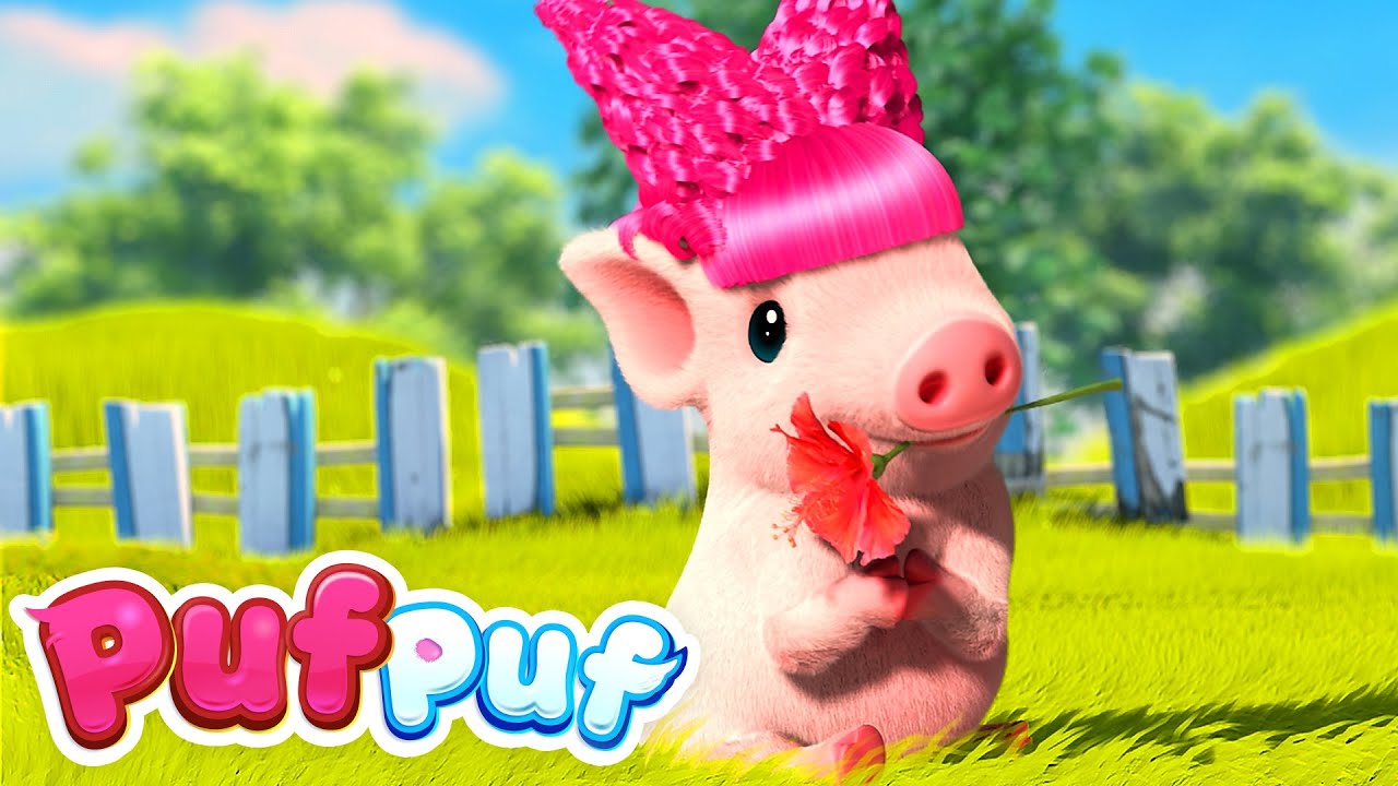 🐷 Porcușor la coafor - C&acirc;ntece pentru copii de la Puf Puf