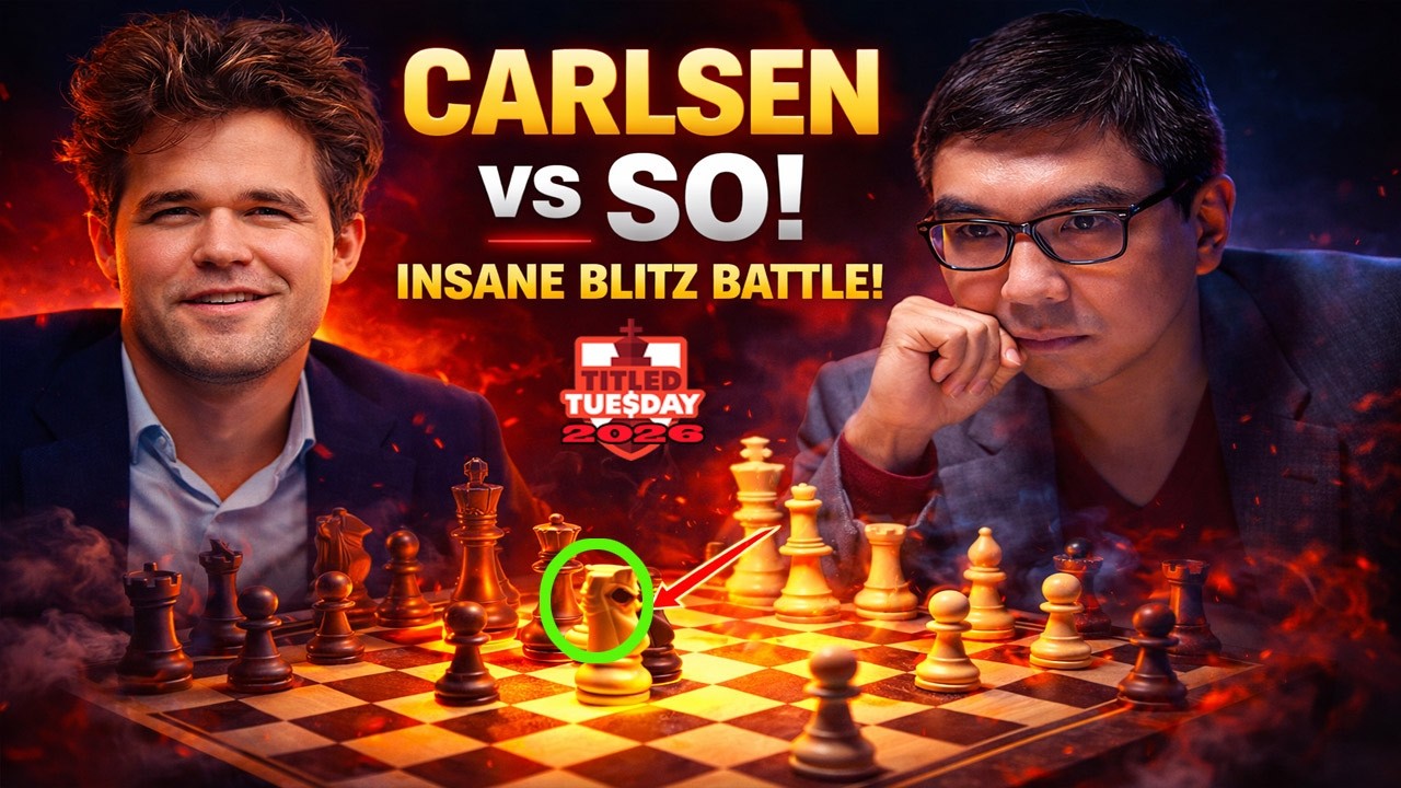 Magnus Carlsen vs Wesley So – Insane Blitz Battle❗Titled Tuesday 2026