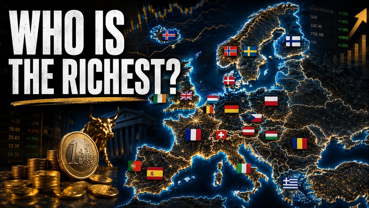 Richest Countries in Europe 2000&ndash;2025 | GDP Bar Chart Race 🇪🇺