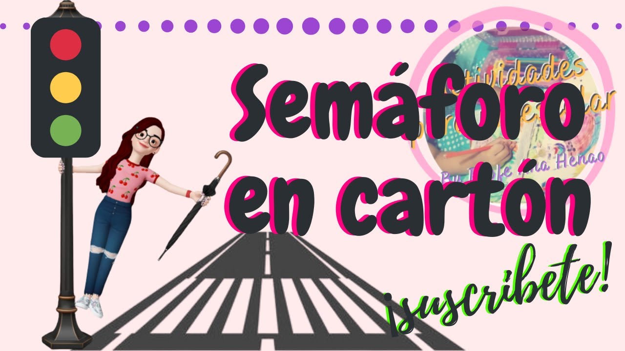 COMO HACER SEMAFORO 🚦 en cartón