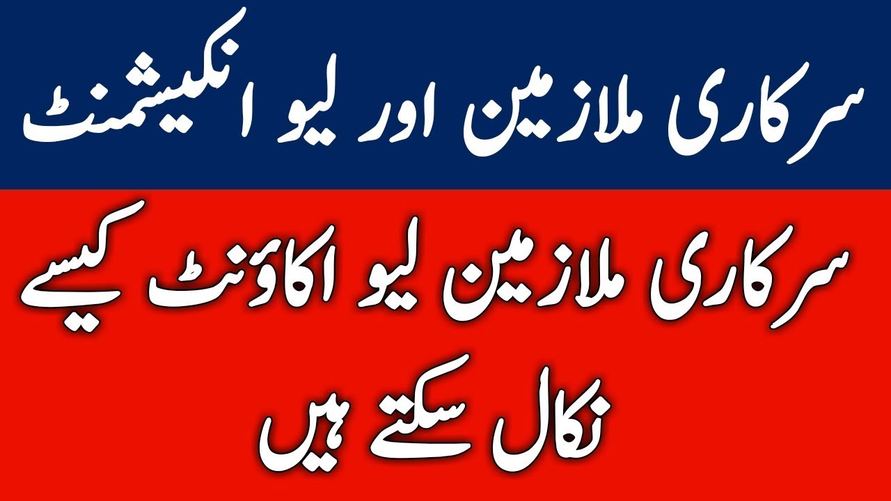 Leave Account and Leave Encashment for Govt Employees l Leave Encashment and Leave Account l