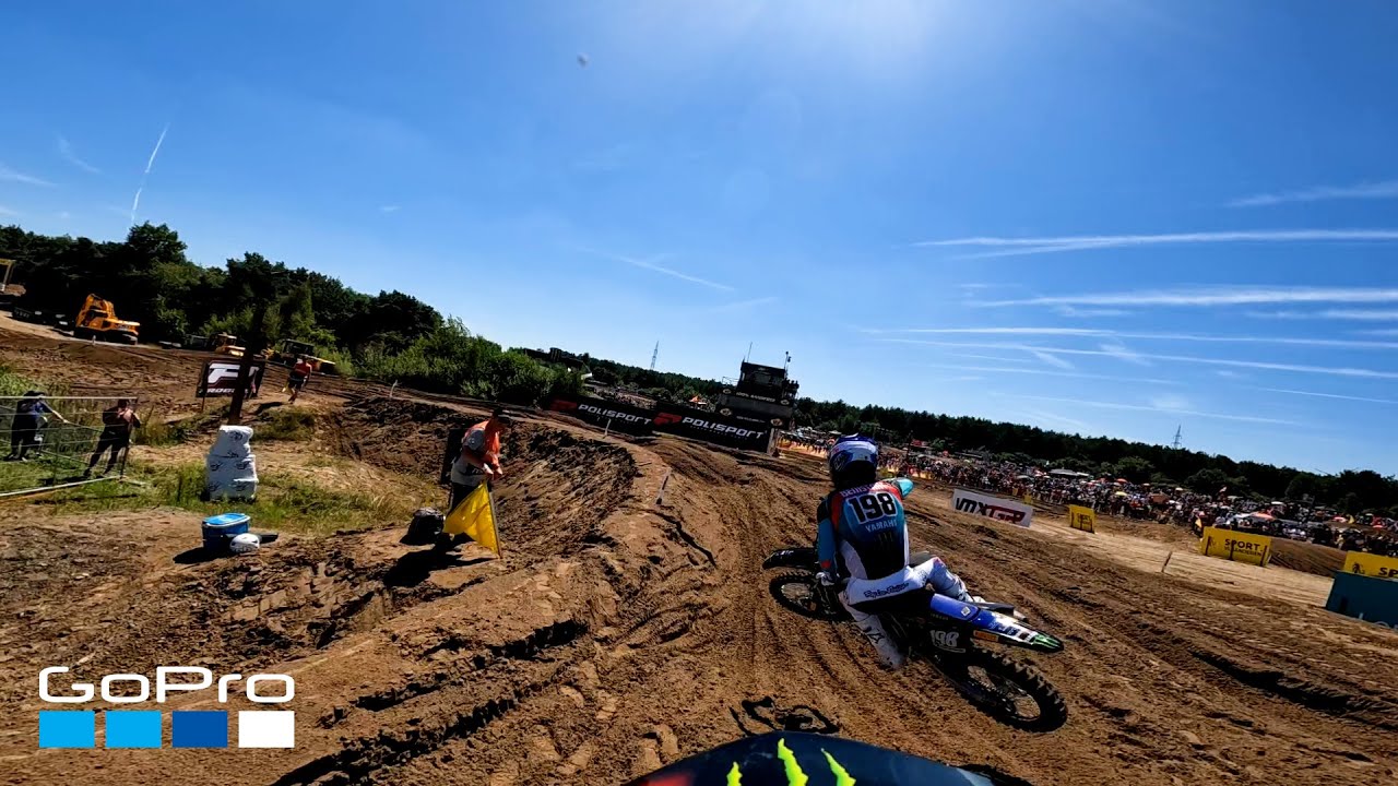GoPro: Jago Geerts 2022 FIM MX2 Round 14 Moto 1 from Lommel