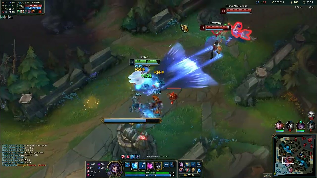 ahri fast combo