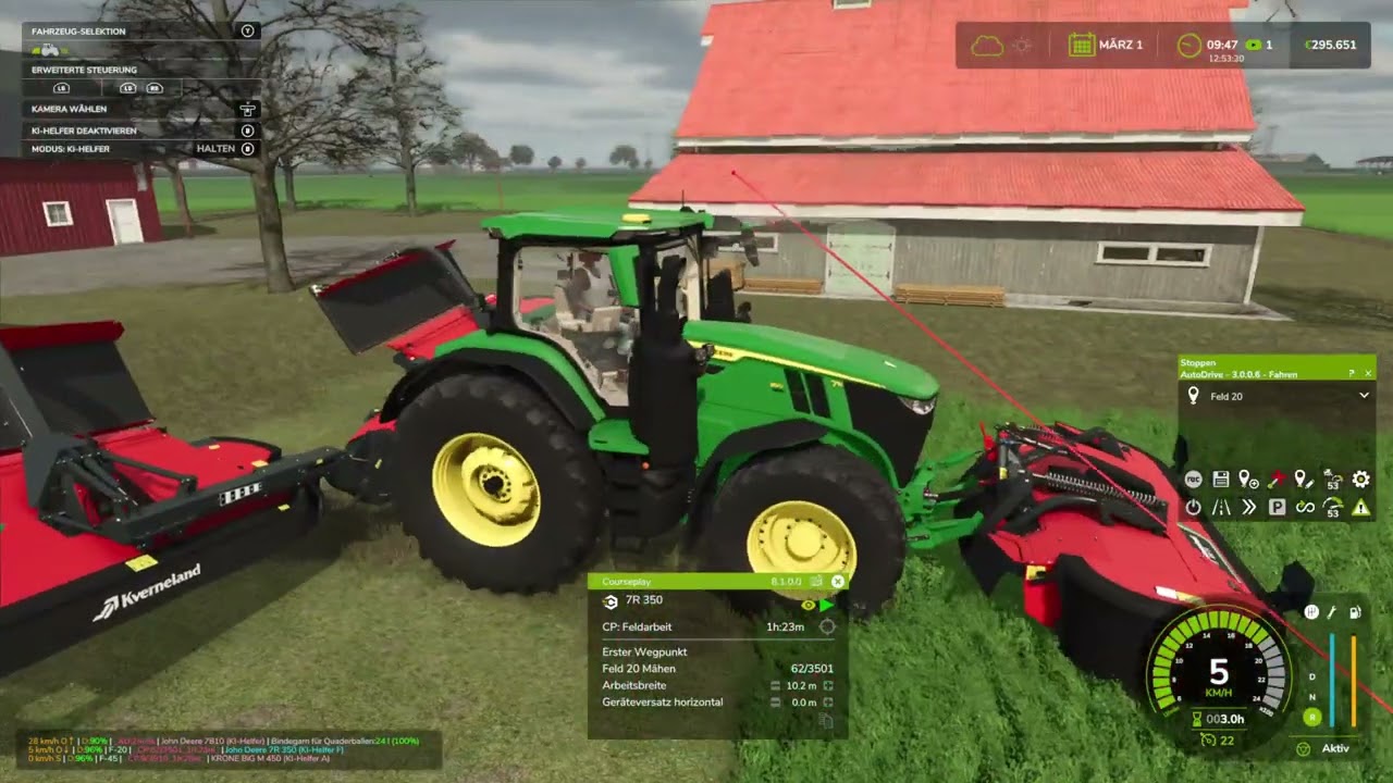 FarmingSimulator2025 XXL Farm 10 Gras&Luzerne Heu Machen